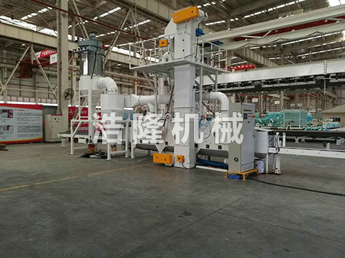 通過式拋丸機實景圖 通過式拋丸機實景圖